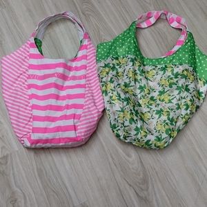 2 large Victoria Secret bags Revesable